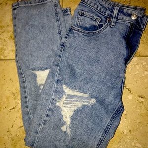 Ripped Light Wash Jeans- Target